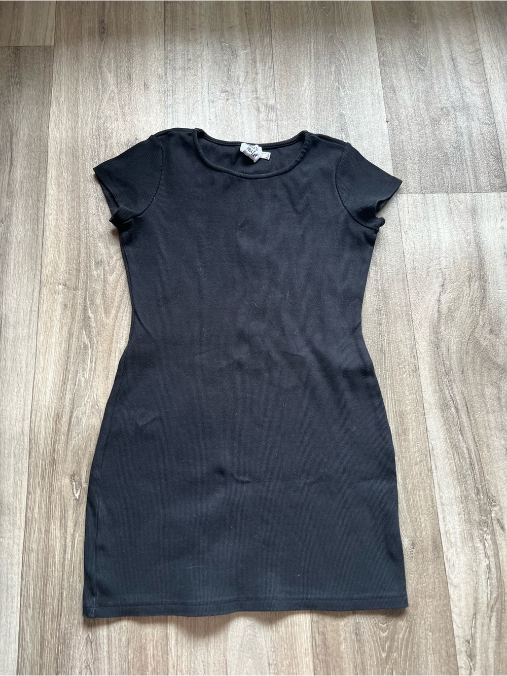 Princess Polly Black Short Sleeve Mini Bodycon Dress